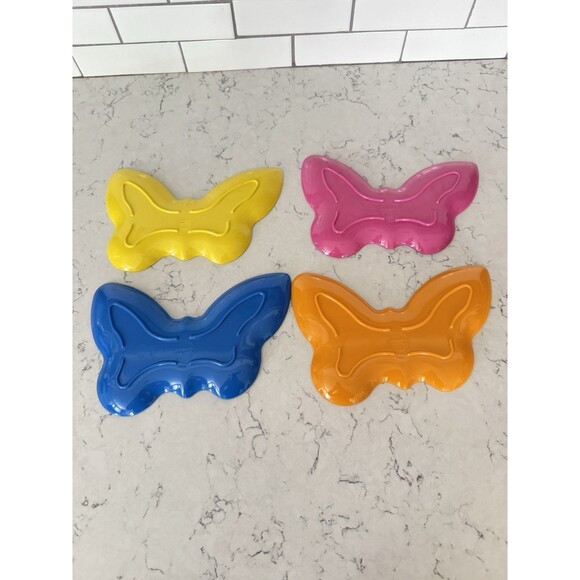 ANDY WARHOL Butterfly Melamine Plates Pop-Art  Appetizer Tray - Picture 6 of 6
